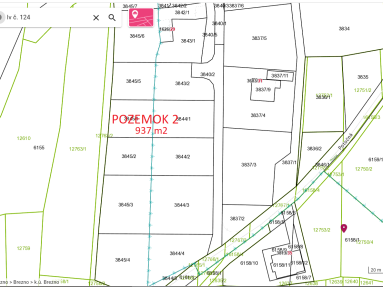 Lukratívny stavebný pozemok 937 m2 - Potočná v Brezne - Starý Mazorník 