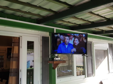 TV na terase