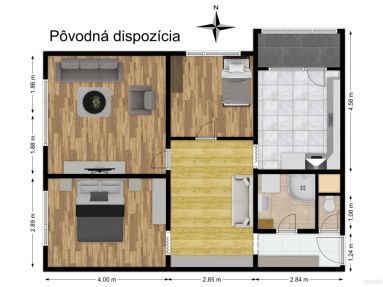 aktuálny pôdorys 1