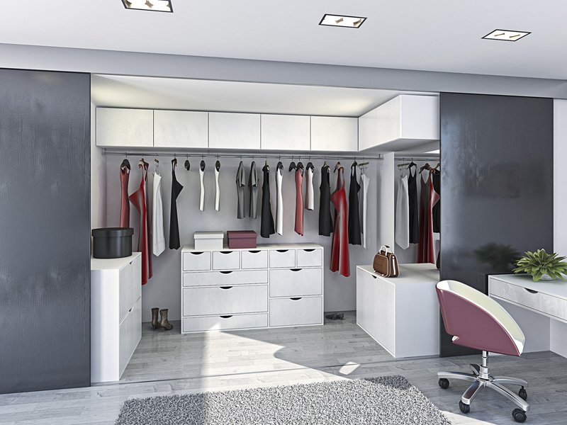 Úložné priestory naprieč bytom